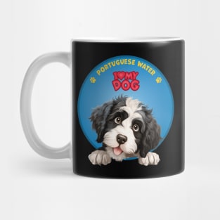 I Love my dog Portuguese Water Mug